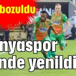 Büyü bozuldu. Alanyaspor evinde yenildi 1-2