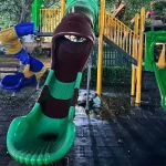 Çakmakla oynayan çocuklar parkta yangın çıkardı