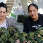 El emeği Noel çelenkleri 20 ülkeye ihraç ediliyor