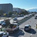 Gazi Bulvarı'na otokorkuluk yapılıyor