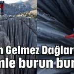 Giden Gelmez Dağları'nda ölümle burun buruna
