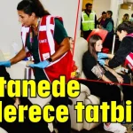 Hastanede 65 derece tatbikatı