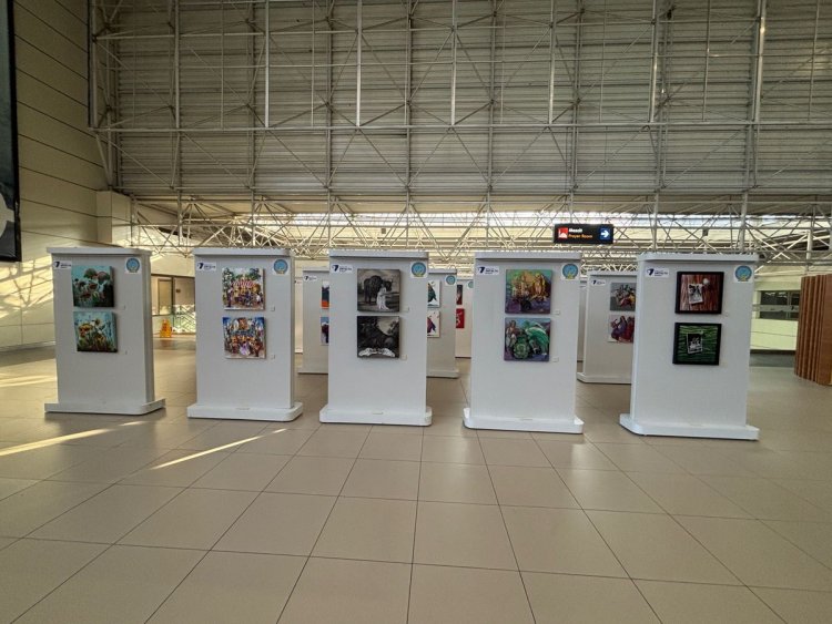 ANTALYA HAVALİMANI’NDA OVOOART SERGİSİ