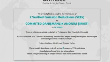 POYD’DAN SÜRDÜRÜLEBİLİRLİK ADIMI: SEZON GALASI KARBON NÖTR GERÇEKLEŞTİRİLDİ
