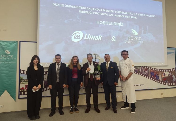 DÜZCE ÜNİVERSİTESİ İLE LİMAK HOLDİNG ARASINDA MESLEKİ EĞİTİM İŞ BİRLİĞİ