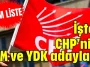 İşte! CHP'nin PM ve YDK adayları