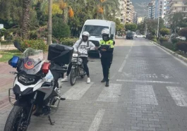 Jandarmadan şok motosiklet denetimi