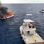 Kaş'ta lüks tekne alev alev yandı