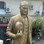 Kemer'de Atatürk heykeli restore edildi