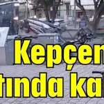 Kepçenin altında kaldı