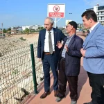 Kocagöz, Şelale Mahallesi’ne kazandırılan yeni park alanını inceledi