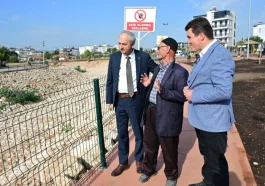 Kocagöz, Şelale Mahallesi’ne kazandırılan yeni park alanını inceledi