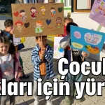 Konyaaltı'nda çocuklar hakları için yürüdü