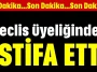 Meclis üyeliğinden istifa etti