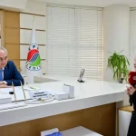 Minik öğrenciler sordu, Başkan Kocagöz Atatürk’ü anlattı