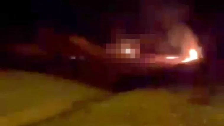 Motosiklet kazasında devrildi, alevler içinde hayatını kaybetti