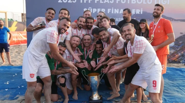 Plaj Futbolu Türkiye şampiyonu Alanya Belediyespor