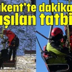 Saklıkent’te dakikalarla yarışılan tatbikat