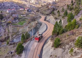 Sapadere Yaylası yoluna asfalt