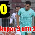 Serikspor 3 attı 3 aldı 3-0