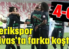 Serikspor Sivas'ta farka koştu 4-0