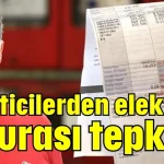 Tüketicilerden elektrik faturası tepkisi!