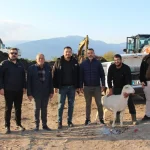 Üleşik Deresi denizle buluşuyor