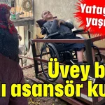 Üvey baba raylı asansör kurdu