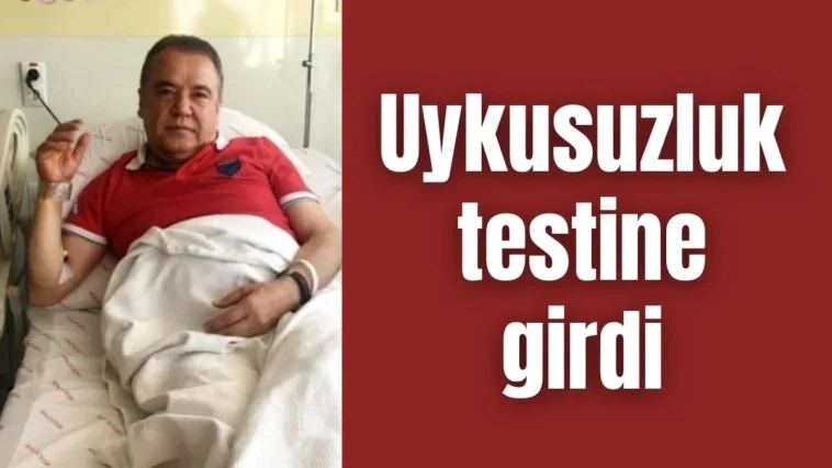 Uykusuzluk çeken Muhittin Böcek hastanede teste girdi