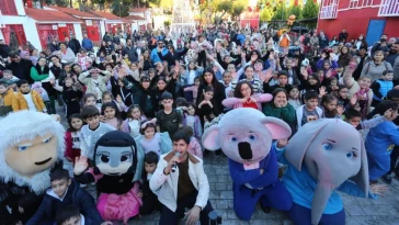 Yeni yıl coşkusu DokumaPark'ta yaşandı