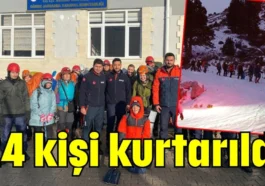 24 kişi kurtarıldı