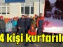 24 kişi kurtarıldı