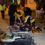 Motosiklet otomobile çarptı: 1 yaralı