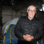 Parkta, çadırda yaşam mücadelesi