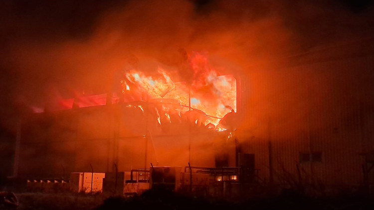 Antalyada soğuk hava deposunda yangın