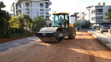 Oba ve Çıplaklıda asfalt çalışması