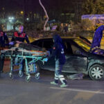 Polisin dur ihtarına uymadı, kaçarken kaza yaptı