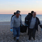 Antalyada oltaya cesedin takıldığı anlar kamerada