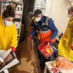 AFAD Gönüllüleri Kemer’de sahada