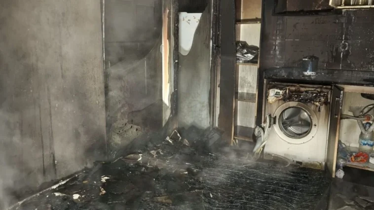 Alanya'da apartman dairesinde korkutan yangın