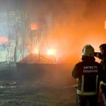 Alanya'da gece yarısı çıkan yangın 2 saatte kontrol altına alındı