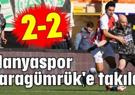 Alanyaspor Karagümrük'e takıldı 2-2