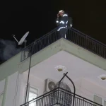 Antalya'da 4 katlı apartmanın bacasında yangın çıktı