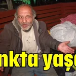 Antalya'da bankta yaşam
