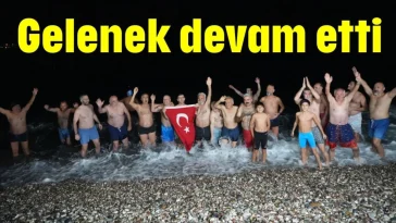 Antalya’da gelenek devam etti