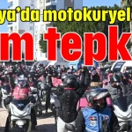 Antalya’da motokuryelerden zam tepkisi