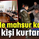 Antalya'da selde mahsur kalan 170 kişi kurtarıldı