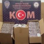 Antalya'da son 1 haftada 5,6 milyon kaçak makaron ele geçirildi