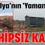 Antalya'nın 'Yamansaz'ı sahipsiz kaldı