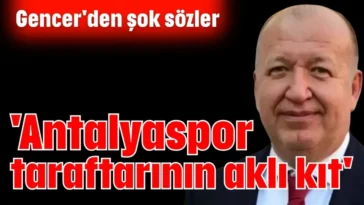 'Antalyaspor taraftarının aklı kıt'